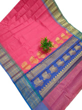 Load image into Gallery viewer, Soft Kota Gadwal Saree with Double side Border
