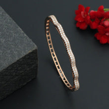 Load image into Gallery viewer, Rose Gold Plated CZ Stone Bracelet
