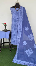 Load image into Gallery viewer, Unstitched Pure Cotton Salwar with Organdy Dupatta
