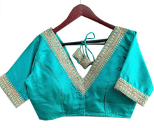 Load image into Gallery viewer, Embroidered Vichitra Silk Readymade Blouse

