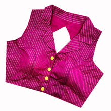 Load image into Gallery viewer, Stylish Shirt Collar Readymade Blouse
