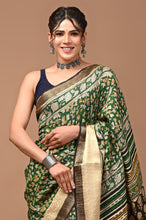 Load image into Gallery viewer, Pure Modal Silk Saree with Matching Blouse.
