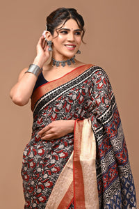Pure Modal Silk Saree with Blouse