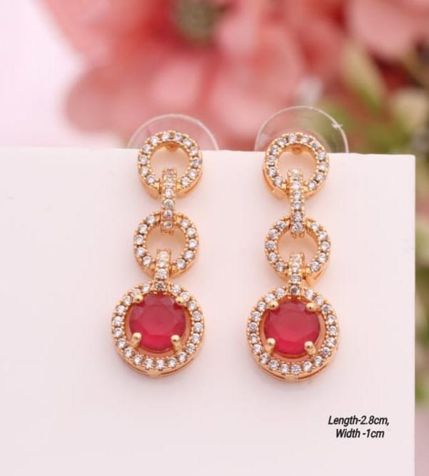 Garnet Stud Earrings, Tiny 3mm Burgundy Red Studs – Kathy Bankston