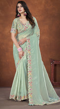 Load image into Gallery viewer, Ready to Wear Banarasi Crushed Silk Saree
