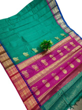 Load image into Gallery viewer, Kota Gadwal Saree Features Brocade Blouse
