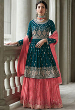 Load image into Gallery viewer, Heavy Designer Pure Georgette Sharara Suit
