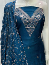 Load image into Gallery viewer, Elegant Vichitra Silk Salwar Material
