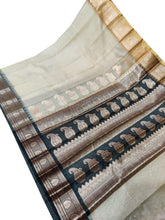 Load image into Gallery viewer, Soft Kota Gadwal Saree with Brocade Running Blouse
