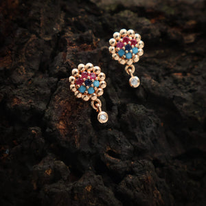Chic Stone Studded Earrings