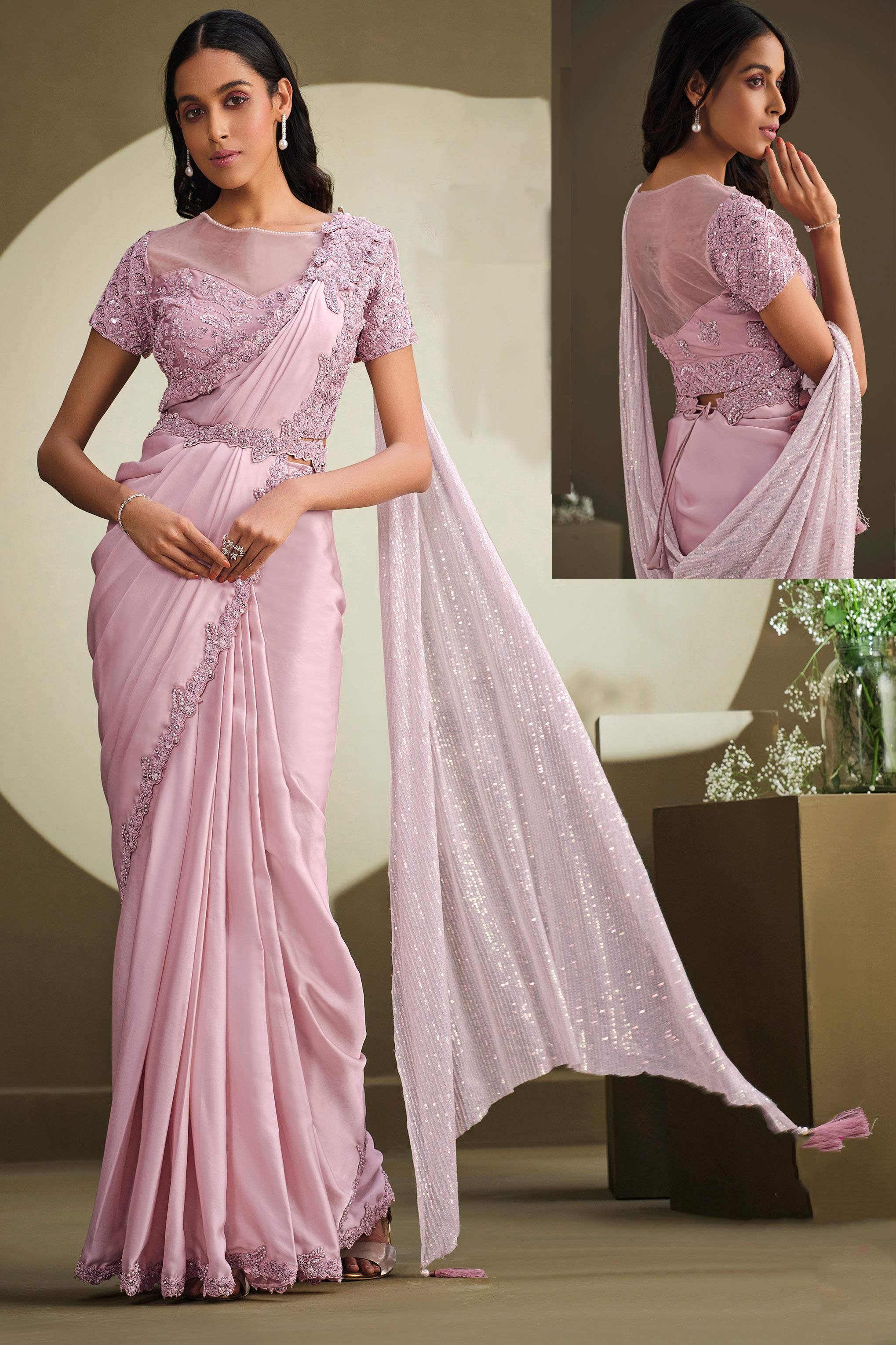 Readymade saree | ready to wear saree online ₹1800 | i Buy From India