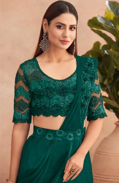 Beautiful Banarasi Saree Blouse designs by Tilfi Tagged 