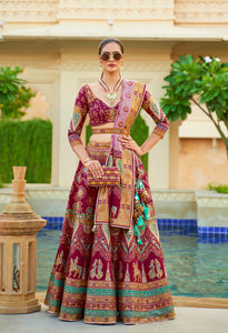 Rajwadi Silk Designer Lehenga Suit