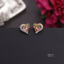 Load image into Gallery viewer, Stylish Stone Studded Partywear Earring
