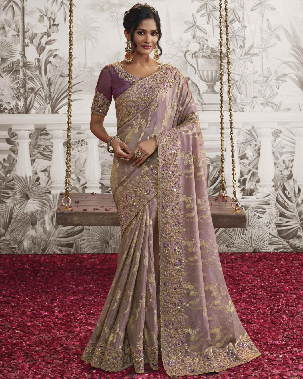 Shop Fancy Saree or Designer sarees Online At Best Price | Samyakk