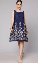 Load image into Gallery viewer, Sleeveless Cotton Embroidered Frock
