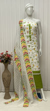 Load image into Gallery viewer, Pure Cotton Salwar Material with Embroidery Work
