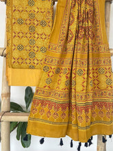 Load image into Gallery viewer, Handblock Printed Unstitched Cotton Salwar Material
