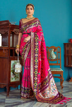 Load image into Gallery viewer, Banarasi Soft Silk Paithani Patola Saree
