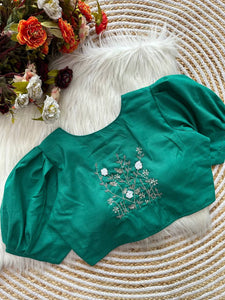 Designer Cotton Silk Readymade Blouse