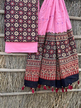 Load image into Gallery viewer, Ajarakh Printed Cotton Salwar Material
