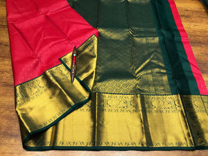 Partywear Pure Kanchivaram Silk Saree
