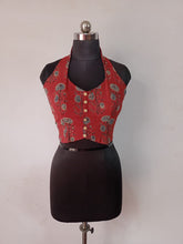 Load image into Gallery viewer, Cotton Ajrakh Handblock Printed Readymade Blouse
