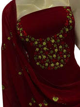 Load image into Gallery viewer, Embroidered Georgette Salwar Material
