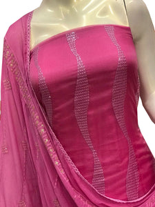 Pure Georgette Salwar with Embroidery All Over