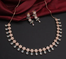 Load image into Gallery viewer, Crystal Stone Necklace with Earrings
