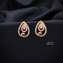 Load image into Gallery viewer, Pearl with Stone Earrings
