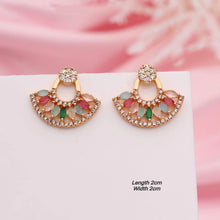 Load image into Gallery viewer, American Diamond Multicolour Earring
