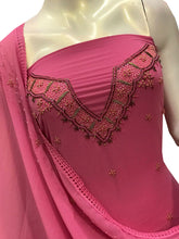 Load image into Gallery viewer, Unstitched Georgette Salwar with Embroidered Neckline
