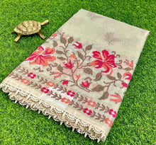 Load image into Gallery viewer, Chiniya Tussar Silk Saree with Embroidery

