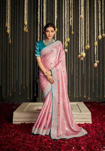 Silk Weaving Saree With Contrast Border