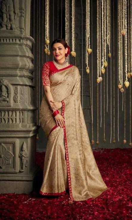 Silk Weaving Saree With Designer Work