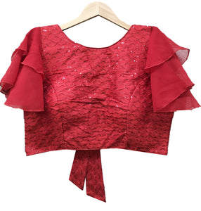 Readymade Blouse With Sequence Work