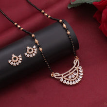 Load image into Gallery viewer, Stone Studded Mangalsutra Paired With Earrings
