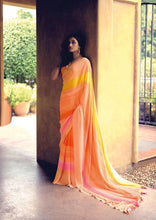 Load image into Gallery viewer, Heavy Georgette Saree with Jacquard Border
