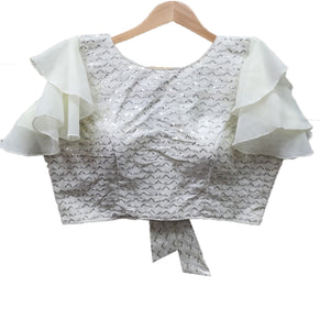 Readymade Blouse With Sequence Work