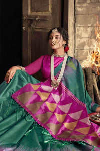 Bangalori Handloom Raw Silk Saree