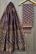 Load image into Gallery viewer, Pure Chanderi Silk Salwar Suit Set
