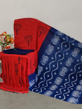 Load image into Gallery viewer, Hand  Block Printed Mul  Mul Saree
