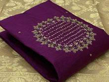 Load image into Gallery viewer, Unstitched Chanderi Silk Salwar Material
