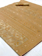 Load image into Gallery viewer, Chikankari Modal Weaving Saree
