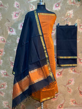 Load image into Gallery viewer, Handloom Maheshwari Silk Salwar Material
