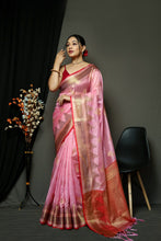 Load image into Gallery viewer, Pure Organsa Weaved Saree
