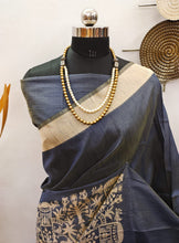 Load image into Gallery viewer, Bangalori Handloom Raw Silk Saree
