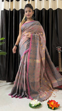 Load image into Gallery viewer, Tissue Cotton Jamdani Saree
