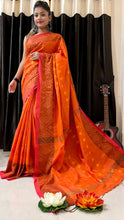 Load image into Gallery viewer, Tissue Cotton Jamdani Saree
